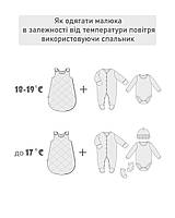 Cпальник дитячий Baby Veres Велюр Аквамарин 0-9 місяців, фото 8