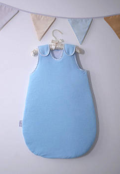 Cпальник дитячий Baby Veres Велюр Блакитний 0-9 місяців