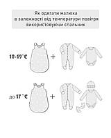 Cпальник дитячий Baby Veres Велюр Блакитний 9-18 місяців, фото 9