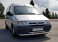 Передняя защита ST016 (нерж) 60/42 мм для Peugeot Expert 1996-2007 гг