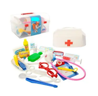 Дитячий ігровий набір доктора в валізці Metr+ M 0461 28 придметів