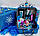 Б'юті-кейс з дитячою косметикою Фроузен, 27 предметів, тіні, лаки, помади, розчіска, корона,   прикраси, фото 2