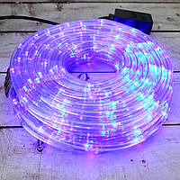 Гирлянда лента 20 метров уличная для дома Светодиодная LED Rope light 20M Blue Синий (Оригинальные фото)