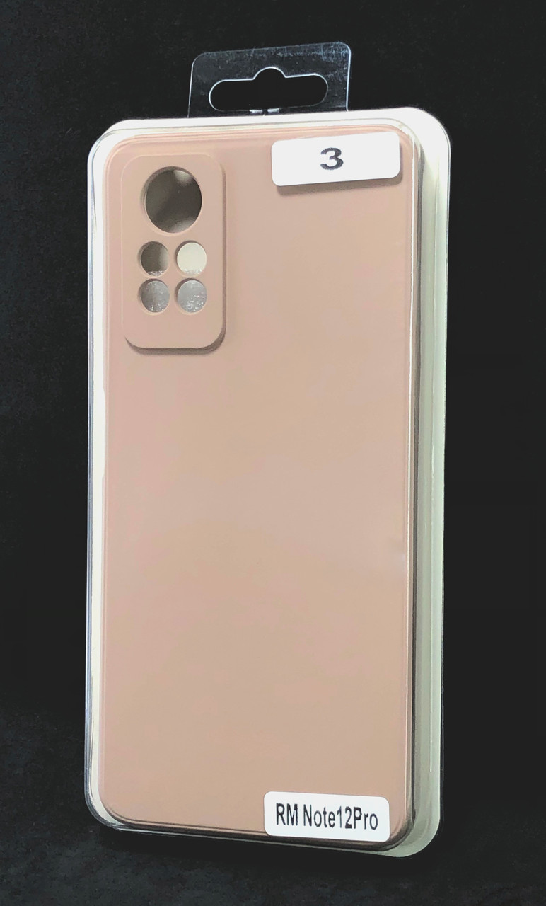 Чохол для телефону Xiaomi Redmi Note 12Pro Silicone Original FULL №3 Pink sand (4you)