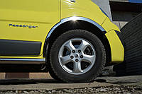 Накладки на колесные арки (4 шт, нержавейка) 2001-2007 для Nissan Primastar