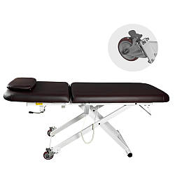 Стіл масажний універсальний з електроприводом кушетка з підігрівом масажна для косметолога 2210А H COMFORT