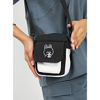 Сумка через плече маленька крос-боді мінішопер тканинний сумка аніме Korni (АА)