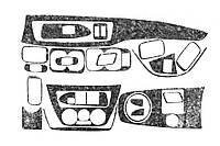 Накладки на панель (Meric) Алюминий для Mitsubishi Lancer 9 2004-2008 гг T.C