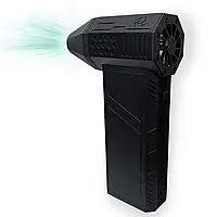 Turbo Jet Fan Violent X3 ручний надпотужний вентилятор акумуляторний від USB — Чорний