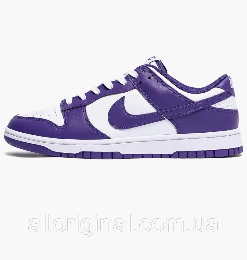AllOriginal com ua Кросівки Nike Dunk Low Retro Violet/White DD1391-104 РОЗМІРИ ЗАПИТУЙТЕ, фото 1