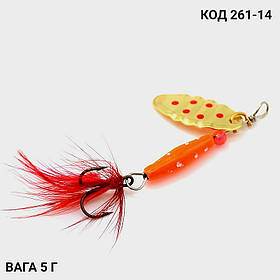 Блешня вертушка 60 мм.5 г.