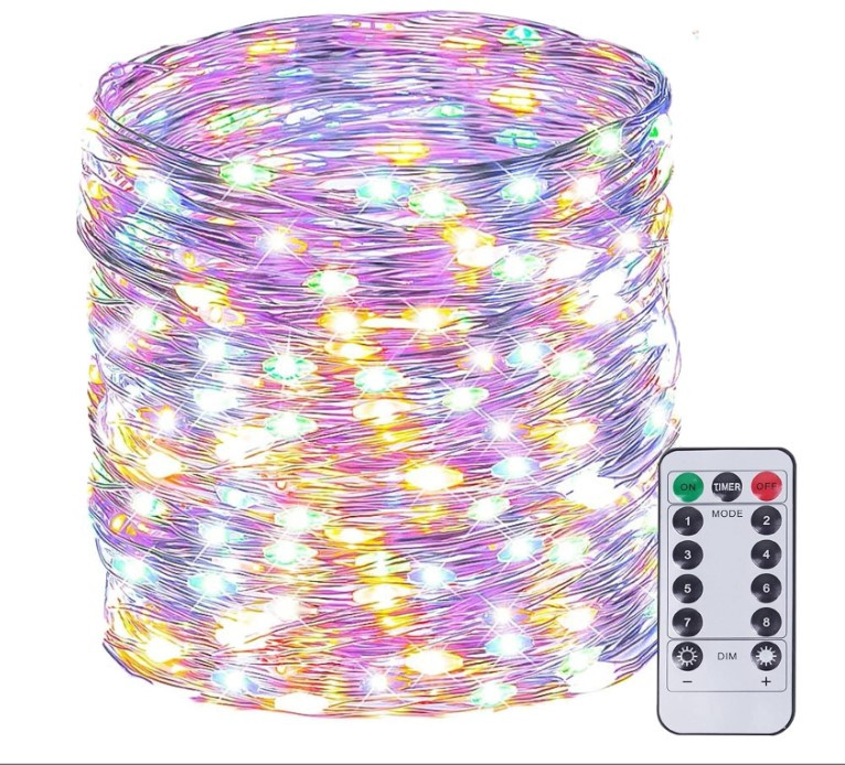 Світлодіодна гірлянда Роса USB 20м. 200 LED + пульт ДУ
