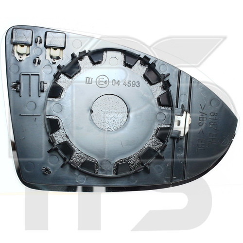 Дзеркальний елемент VOLKSWAGEN PASSAT 15-19 EUR USA (B8) лівий асферичний з обігрівом 3G0857521