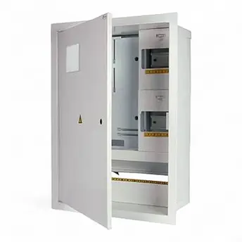 Шкаф монтажный распределительный внутренней установки с замком под 3Ф электронный счетчик Лоза ШМР-3Фэ-24В, фото 2