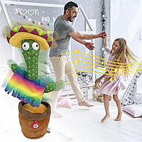 Танцующий кактус игрушка Dancing Cactus TikTok кактус 34 см,на Украинском языке,танцевальная игрушка,TG