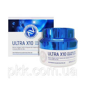 Зволожувальний крем для обличчя Ultra X10 Collagen Pro Marine з колагеном 50 мл Enough (2000002535416)