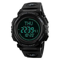 Водонепроницаемые мужские часы SKMEI 1290BK | Противоударные часы | Фирменные VB-693 спортивные часы