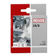 Скоби для степлера NOVUS № 24/6 2000 шт ( 040-0180 )