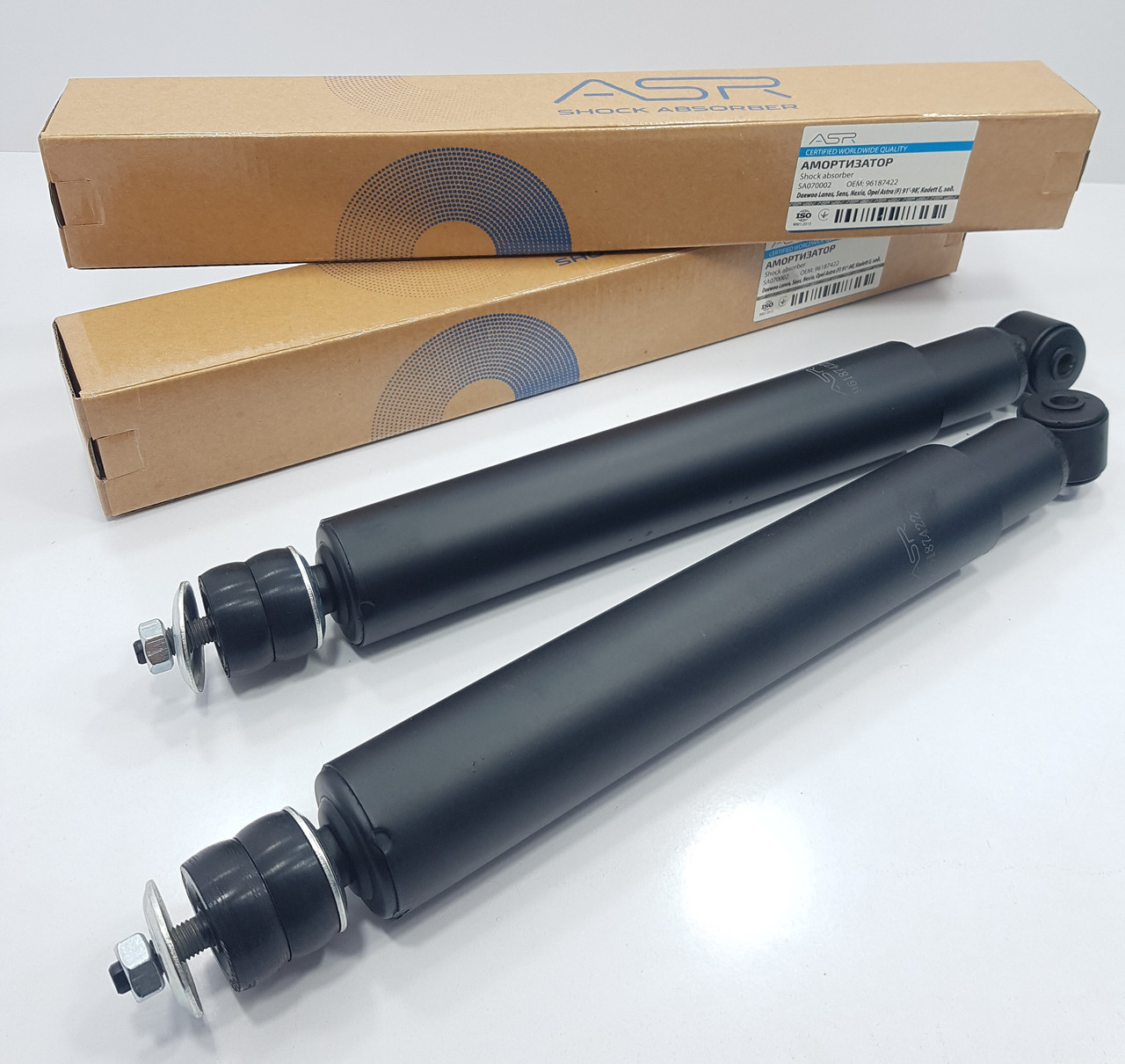 Амортизатор задній (к-т лівий + правий) Ланос, Сенс, Нексія ASR Чехія, фото 1