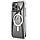 Чохол для iPhone15 Pro Max Hoco Magnetic series airbag anti-fall protective shell Прозорий, фото 4