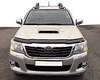 Дефлектор капота 2011-2015 (EuroCap) для Toyota Hilux рр