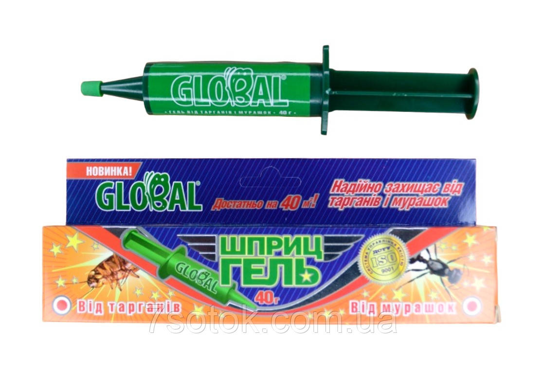 Global (Глобал), шприц-гель, 40г.