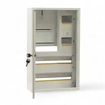 Шафа монтажна розподільчий внутрішньої установки з замком під 3Ф, електронний лічильник Лоза ШМР-3Фэ-36В, фото 2