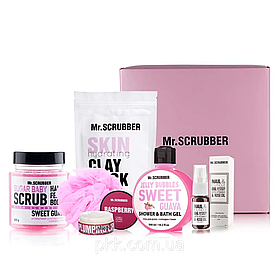 Подарунковий набір косметики для догляду за обличчям і тілом Woman Beauty Box із 6 продуктів Mr. Scrubber