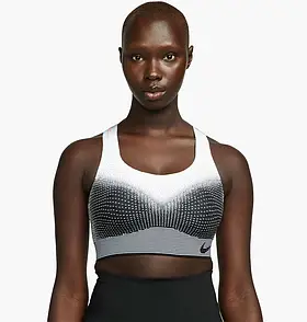 AllOriginal com ua Топ Nike W Swsh Flyknit Bra White/Grey DQ5119-010 РОЗМІРИ ЗАПИТУЙТЕ