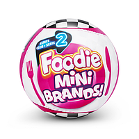 Игровой набор Zuru Mini Brands FOODIE Фигурки-сюрприз в шаре 5 шт. в ассортименте