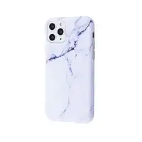 Чехол-накладка TPU Mramor Glossy для iPhone 11 Pro Max Purple White