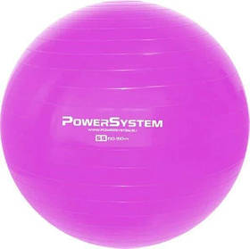 М'яч для фітнесу та гімнастики (PS-4011) 55х55 см Power system Рожевий (2000001562802)