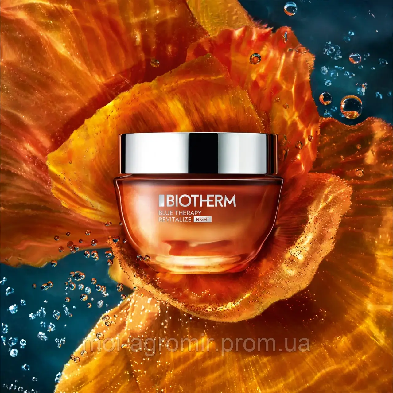 Biotherm Blue Therapy Amber Algae Revitalize нічна відновлююча емульсія 50мл Оригинал