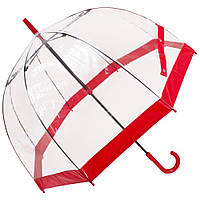 Женский зонт-трость механический 84 см Fulton Прозрачный (2000002484714)