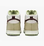 AllOriginal com ua Кросівки Nike Dunk High Tumbled Tan Olive/White Dx8956-001 РОЗМІРИ ЗАПИТУЙТЕ, фото 6
