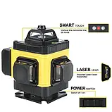Лазерний 4D 16-лінійний зелений рівень, самовирівнювальний інструмент для вимірювання перетину ліній на 360, фото 7