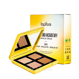 Палітра для контурингу обличчя Maestro Academy Mineralist Contour No 001 250 г. topface Бежевий (2000002535225)