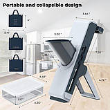 Подрібнювач овочів пластиковий (LY-20), Професійний подрібнювач продуктів 4 в 1, фото 4