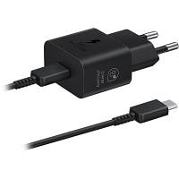 Зарядний пристрій Samsung 25W Power Adapter (w C to Cable) Black (EP-T2510XBEGEU)