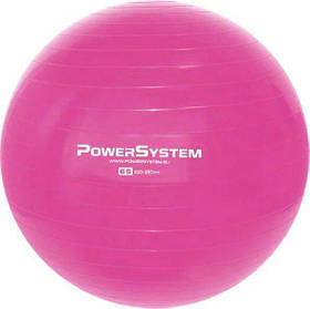 М'яч для фітнесу та гімнастики (PS-4012) 65х65 см Power system Рожевий (2000001562772)