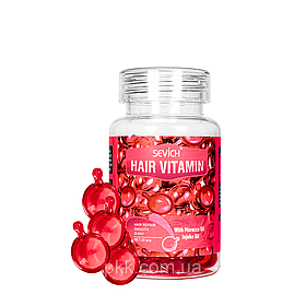 Вітаміни для волосся Бездоганний шовк Hair Vitamin With Morocan Oil & Jojoba, 30 шт Sevich (2000002537199)