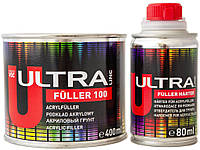 Грунт акриловый 5:1 0.4 л Fuller 100 (отв. Harter - 80 мл) ULTRA LINE Черный (2000002518501)