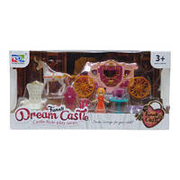 Игровой набор с каретой "Dream Castle" (розовый) [tsi228249-ТSІ]