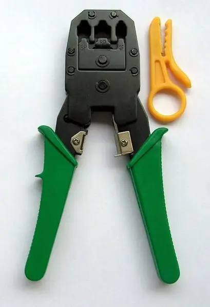 Клещи обжимные для RJ45,RJ11 Кримпер для Обтиску Витої Пари, фото 1