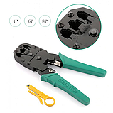 Клещи обжимные для RJ45,RJ11 Кримпер для Обтиску Витої Пари, фото 2