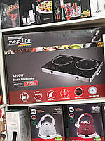 Плита електрична іфрачервона плита ZEP Line 4400 ват дві комфорки настільна для дому