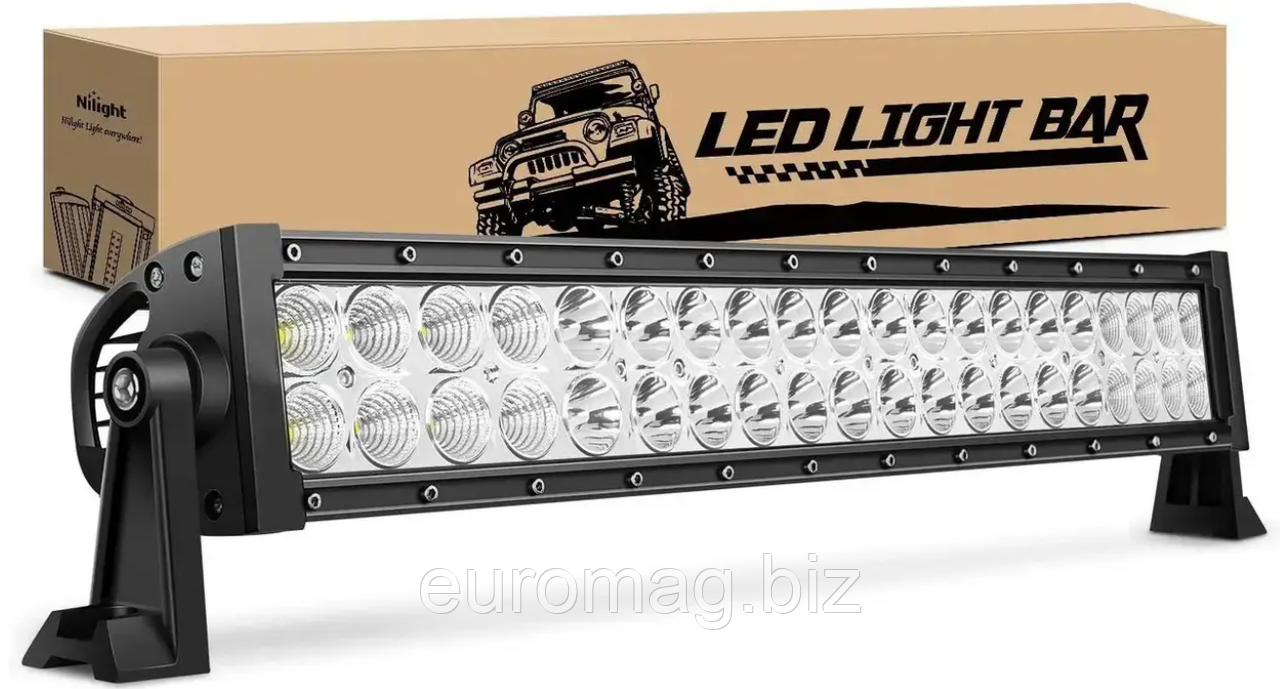 Світлодіодна LED Балка (55см) 120Вт (світлодіоди 3w х40шт), фото 1