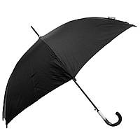 Чоловіча парасолька-тростина механічна 110 см Happy Rain Чорна (2000002078616)