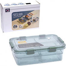 Контейнер харчовий 2,6л "fresh box" 4х секційний 708-7081 пластик MZOPT