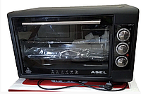 Електрична духова піч духовка Asel 40 л з конвекціює вентилятором підсвіткою електро духовка гриль з обдувом